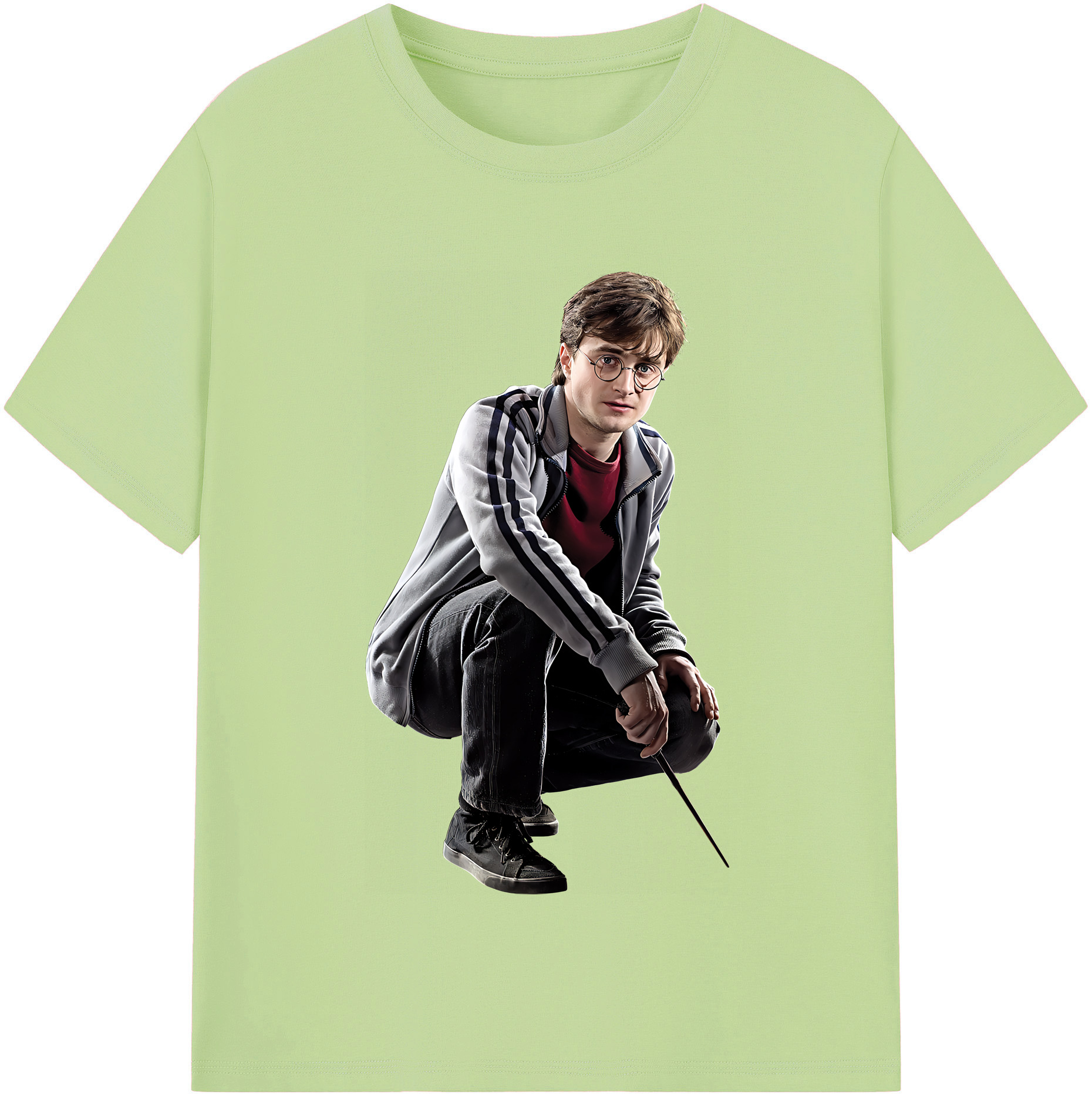 （画像用） Harry Potter ハリー・ポッターシリーズ 綿100％半袖Tシャツ（フロントプリント）